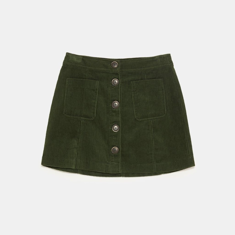 Zara Curdoroy Mini skirt